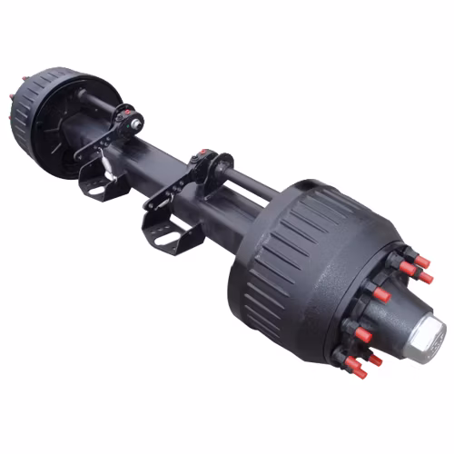 Germany Type Axle Trailer Axle Bogie Suspension Parts Axle for Sale