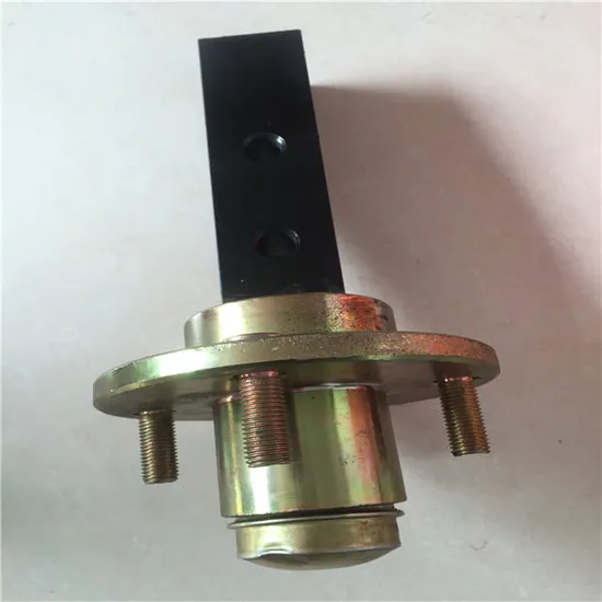 High Precision 4/5 Bolts Solid Square / Round Trailer Half Axle with Hub Bolts