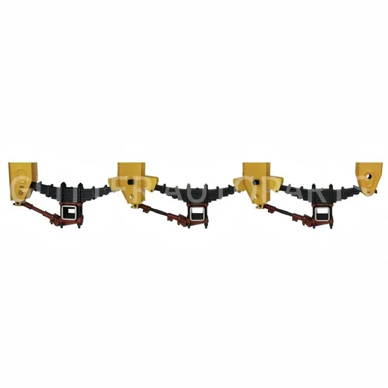 High Quality and Low Price Germany Type Trailer 8mm Mechanical Air Suspension Trailer Parts for Reliable Triple Axle Trailers