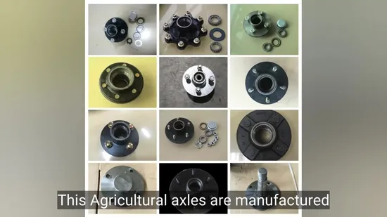 High Quality Mechanical 10 Brake Hub Disc Rotor for Boat Trailer Cage Trailer Lazy Hub Stub Axle