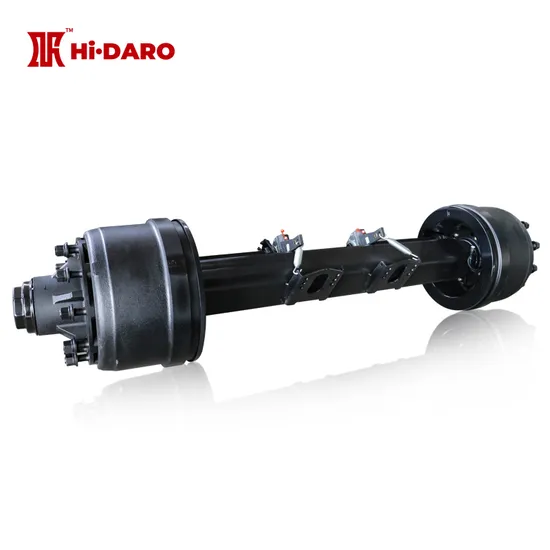 Sinotruk HOWO Heavy Duty Double Axles Single Semi Trailer Parts Fuwa BPW Truck Trailer Axle