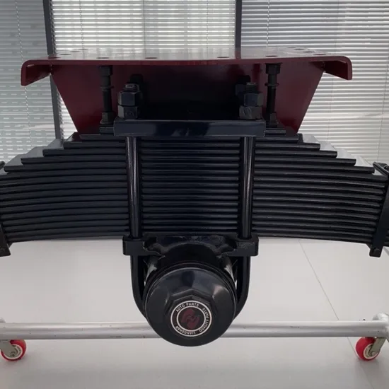 American Suspension Parts Trailer Parts 24t Assembly Bogie Suspension with BPW Brake Drum Axle
