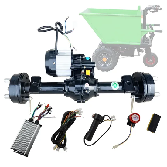 70cm 800W DC Bl Rear Driving Axle Controller Kit 800kg 10km Electric Hand Push Cart Trolley Flat Car Retrofit Rear Wheel Kit 