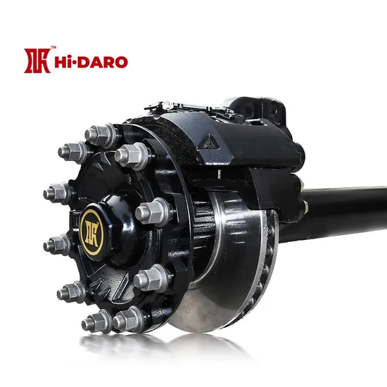 Single Disc Axle China Manufacturer Trailer Axle Monoplacental Brake 