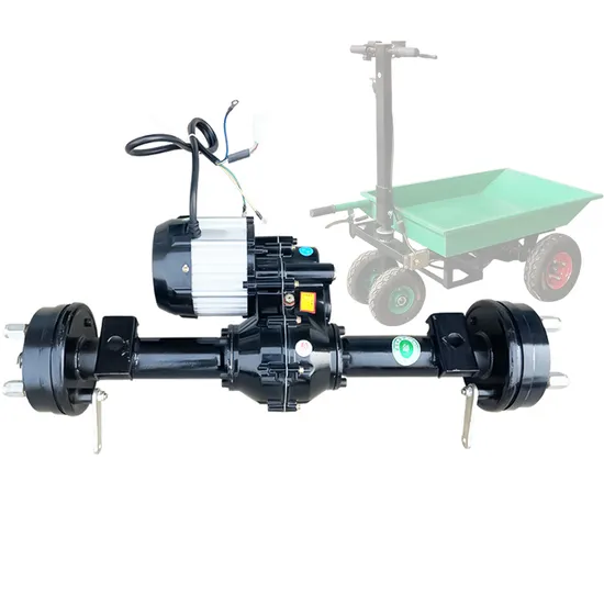 65cm 48V 800W Drum Brake Rear Axle 800kg Low Speed 10km Drum Brake Electric Hand Push Cart Trolley Flat Car Retrofit Rear Axle 