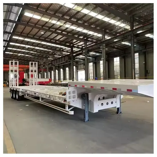 Made in China Gooseneck 14m Low Bed Trailer Three