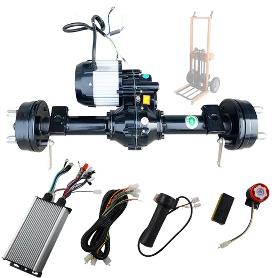1: 28 65cm 700W 48V Brushless Motor Rear Driving Axle with Controller Set Electric Trolley Flat Car Retrofit Rear Wheel Kit 