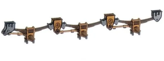 2000kg Disc Brake Torsion Axle Small Trailer Axle for Hydraulic Trailer 