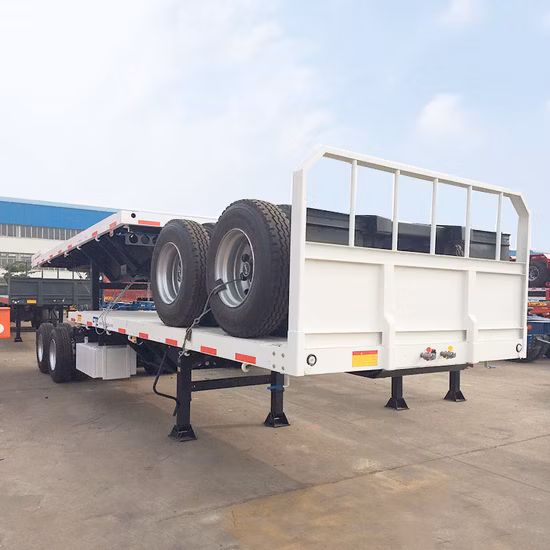 3 Axle Transport Container Low Flatbed Axle for Sale