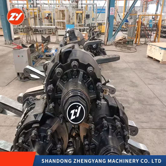 German Type BPW Truck Trailer Drum Axles 16t Front Rear Axle for Sale