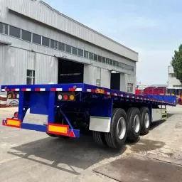 3 Axle Transport Container Low Flatbed Axle for Sale 