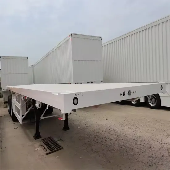 4 Axle 50t Flat Bed Semi