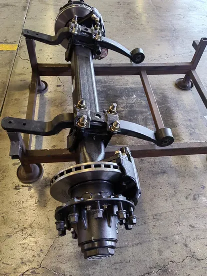 Singel Axle with American Type Air Spring Suspension Disc Trailer Axle 