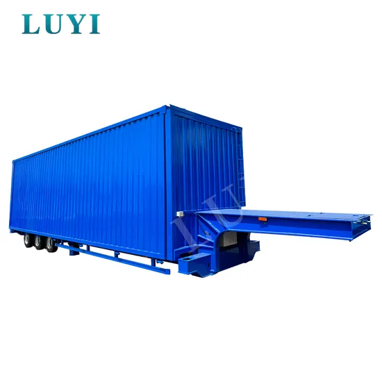 New 2024 The World′s Hot Special Low Flat Van Semi